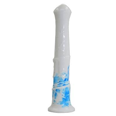 Colourful Long Silicone Horse Dildo Blue 11.22 Inches 1